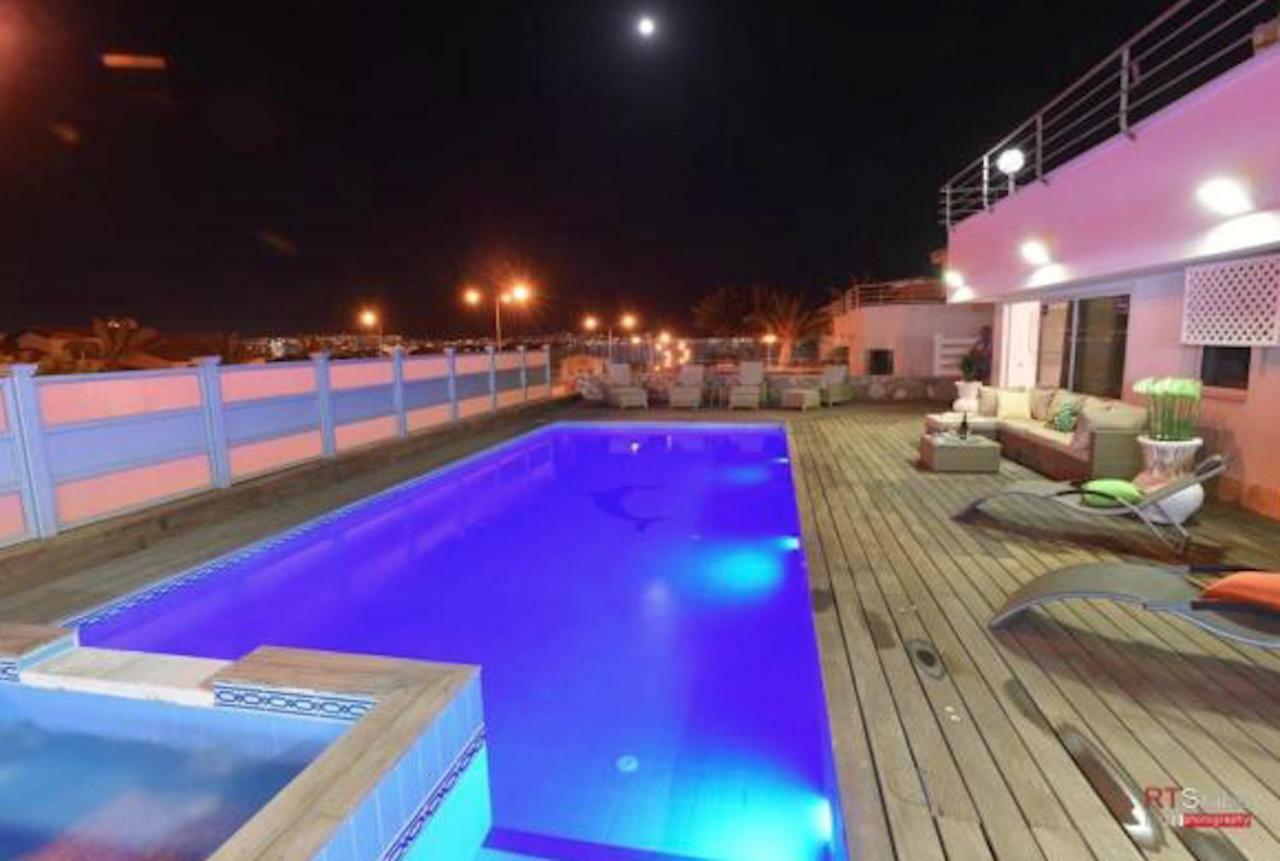 Villa With Heated Pool And Jacuzzi Sea View 300M Front Of The Beach Eilat Dış mekan fotoğraf